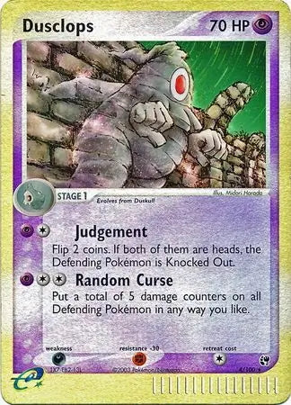 EX Sandstorm Dusclops #4/100 reverse holo